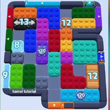 Color Block Jam 레벨 1375 / 1377 / 1380: 보드 스크린샷