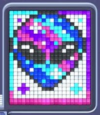 Pixel Flow уровень 127: скриншот поля