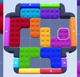 Color Block Jam level 180 / 568 / 1018: screenshot of the board