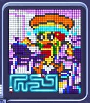 Pixel Flow level 1839: screenshot of the board