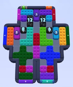 Color Block Jam 레벨 1427 / 1430: 보드 스크린샷