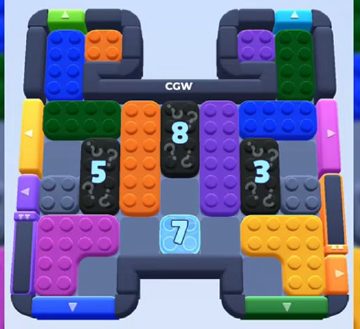 Color Block Jam 910 / 1817. bölüm: tahtanın ekran görüntüsü
