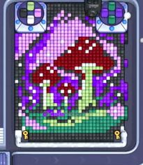 Pixel Flow Level 639: Screenshot des Spielfelds