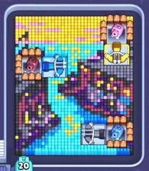 Pixel Flow niveau 1712 : capture du plateau