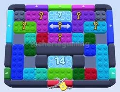Color Block Jam level 578 / 1255 / 1472: screenshot of the board