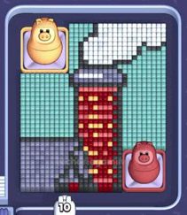 Pixel Flow ステージ 1924：盤面のスクリーンショット