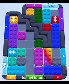 Color Block Jam уровень 364: скриншот поля