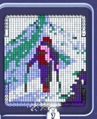 Pixel Flow level 1527: screenshot of the board