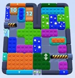 Color Block Jam Level 1311 / 1315 / 1308 / 1329 / 2236: Screenshot des Spielfelds