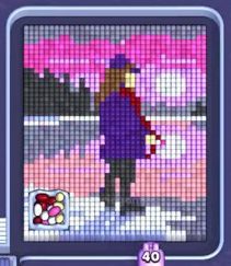Pixel Flow ステージ 1482：盤面のスクリーンショット