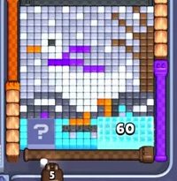 Pixel Flow уровень 382: скриншот поля