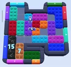 Color Block Jam Level 946 / 947: Screenshot des Spielfelds
