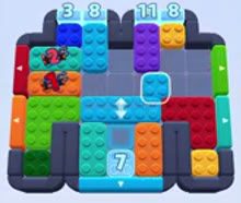 Color Block Jam level 1148 / 1186 / 1188 / 1184 / 2045: screenshot of the board