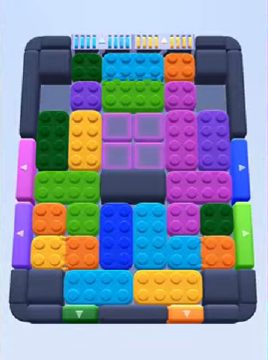 Color Block Jam level 308 / 696 / 1146: screenshot of the board