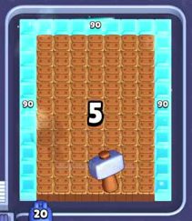 Pixel Flow level 1360: screenshot of the board