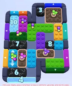 Color Block Jam Level 1315 / 1316 / 1317 / 2222: Screenshot des Spielfelds