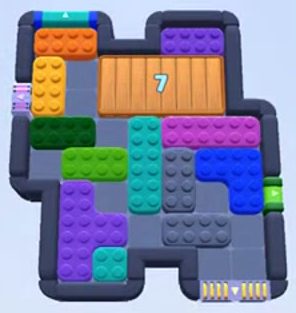 Color Block Jam 레벨 464 / 858 / 1358: 보드 스크린샷