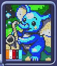 Pixel Flow level 1900: screenshot of the board
