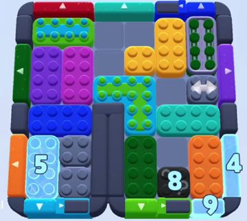 Color Block Jam 레벨 1147 / 1148 / 1172 / 2075: 보드 스크린샷
