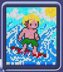 Pixel Flow level 876: screenshot of the board