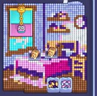 Pixel Flow level 1385: screenshot of the board