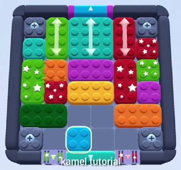 Color Block Jam level 466 / 860 / 1360: screenshot of the board