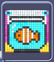 Pixel Flow Level 15: Screenshot des Spielfelds