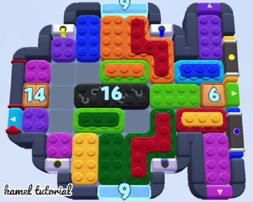 Color Block Jam уровень 1675 / 1687 / 2665: скриншот поля
