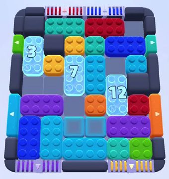 Color Block Jam 레벨 132 / 520 / 970: 보드 스크린샷