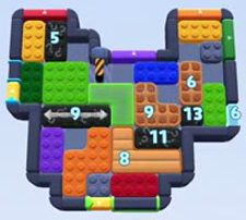 Color Block Jam ステージ 1475 / 2385：盤面のスクリーンショット