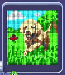 Pixel Flow level 1223: screenshot of the board