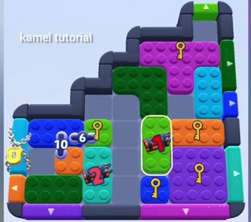 Color Block Jam 833. bölüm: tahtanın ekran görüntüsü