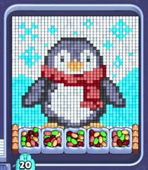 Pixel Flow level 1269: screenshot of the board