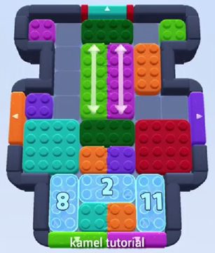 Color Block Jam fase 481 / 903 / 1375: print do tabuleiro