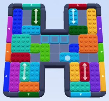 Color Block Jam 레벨 237 / 625 / 1075: 보드 스크린샷