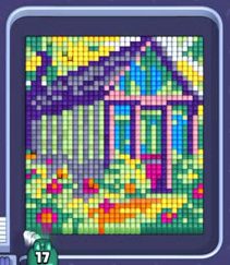 Pixel Flow level 1237: screenshot of the board