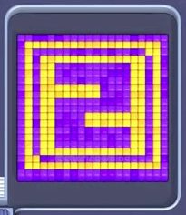 Уровень Pixel Flow: скриншот поля