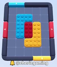 Color Block Jam ステージ 3：盤面のスクリーンショット