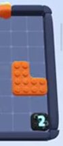 Color Block Jam Level: Screenshot des Spielfelds