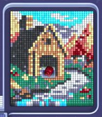 Pixel Flow level 1239: screenshot of the board