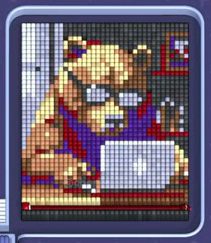 Pixel Flow level 1323: screenshot of the board