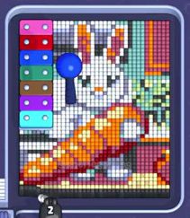 Pixel Flow level 1617: screenshot of the board