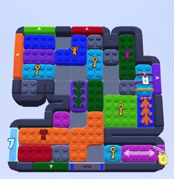 Color Block Jam level 1472 / 1475: screenshot of the board
