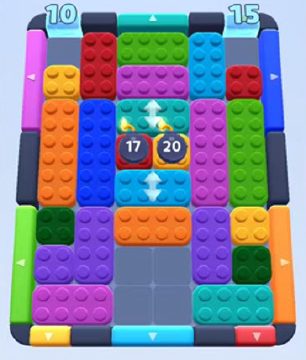 Color Block Jam 175 / 563 / 1013 / 1686. bölüm: tahtanın ekran görüntüsü