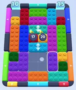 Color Block Jam level 175 / 563: screenshot of the board