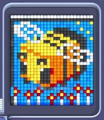 Pixel Flow Level 68: Screenshot des Spielfelds
