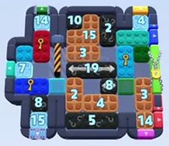 Color Block Jam ステージ 1476 / 2386：盤面のスクリーンショット