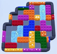 Color Block Jam Level: Screenshot des Spielfelds