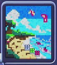 Pixel Flow level 1689: screenshot of the board