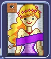 Pixel Flow level 820: screenshot of the board
